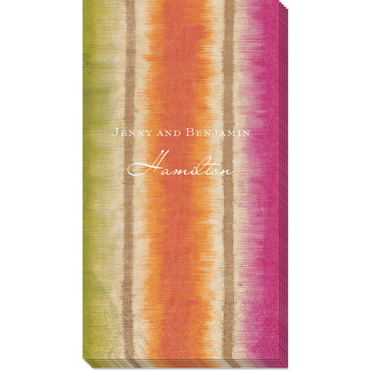 Silk Jewel Ottoman Caspari Guest Towels